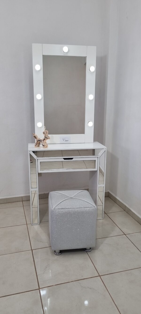 Tocador Crystal Mini Blanco