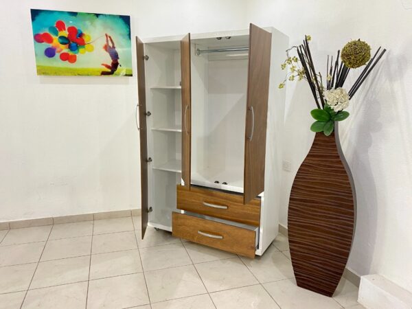 Armario Liverpool  Blanco/Parota