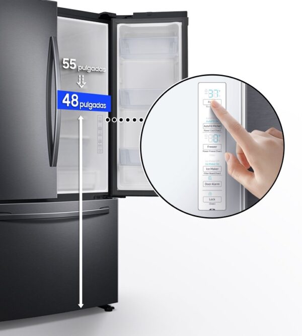 SAMSUNG  French Door 28 cu.ft con All-Around Cooling