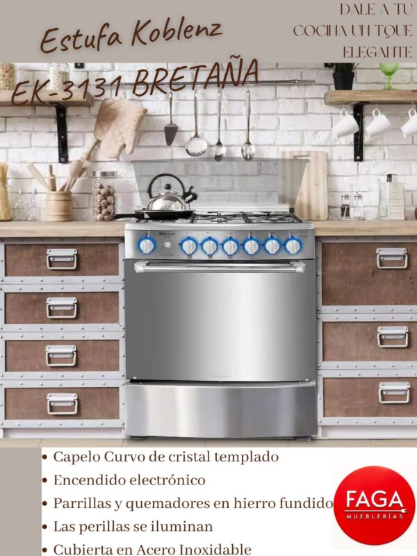 ESTUFA KOBLENZ - EK- 3131 BRETAÑA