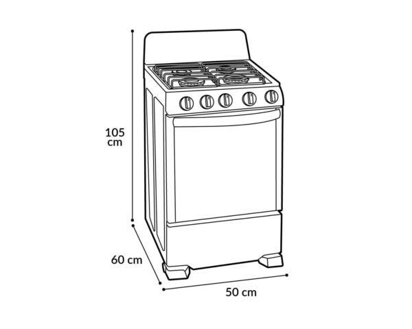 ESTUFA MABE 20" - EM5043BFIS0 -